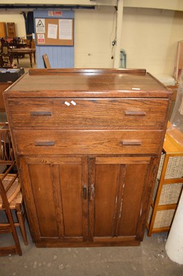 Lot 849 - OAK TALLBOY CABINET