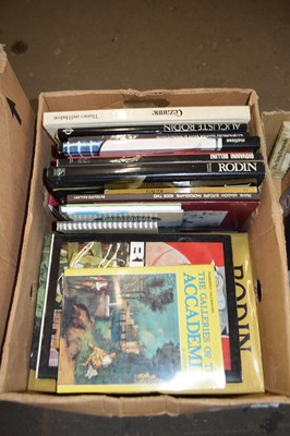 Lot 896 - ONE BOX OF BOOKS - ART INTEREST