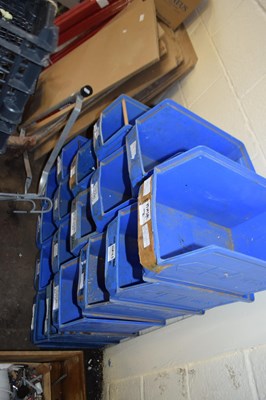 Lot 903 - COLLECTION OF BLUE PLASTIC WORKSHOP TIDY BOXES