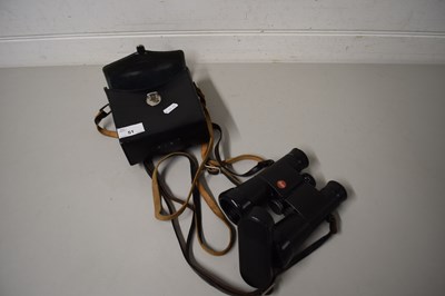 Lot 51 - PAIR OF VINTAGE LEITZ BINOCULARS AND CASE