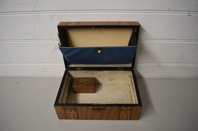 Lot 59 - VICTORIAN INLAID JEWELLERY BOX