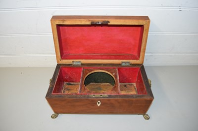 Lot 61 - 19TH CENTURY SARCOPHAGUS FORMED TEA CADDY