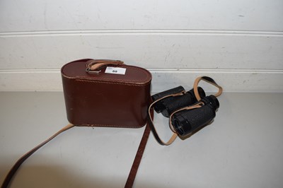 Lot 88 - CARL ZEISS BINOCULARS 8X30 WITH LEATHER CASE