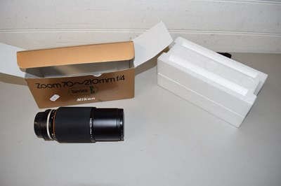 Lot 94 - NIKON ZOOM 70-210MM SERIES E CAMERA LENSE