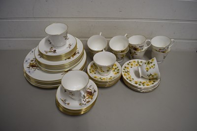 Lot 39 - QUANTITY OF ROYAL WORCESTER FLORAL DECORATED...