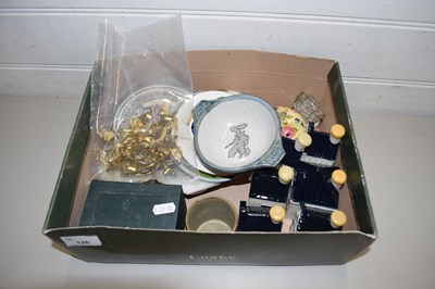 Lot 126 - BOX OF VARIOUS MIXED ITEMS TO INCLUDE BOLS...