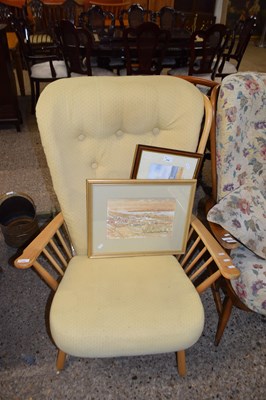 Lot 234 - ERCOL STICK BACK ARMCHAIR