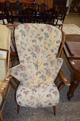 Lot 236 - ERCOL STICK BACK ARMCHAIR