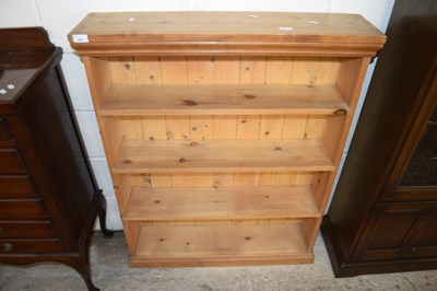 Lot 265 - MODERN PINE BOOKCASE CABINET 86 CM WIDE