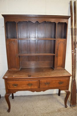 Lot 274 - LATE 19TH OR EARLY 20TH CENTURY OAK DRESSER...