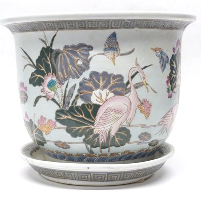 Lot 19 - Chinese Jardiniere and Stand