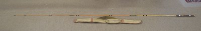 Lot 337 - A 20th-century 3-part bamboo fly fishing rod...
