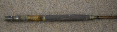 Lot 221 - 20th century 3 part wooden fly fishing rod...