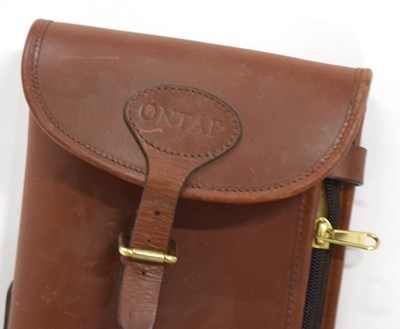 Lot 233 - Brown leather fleece-lined ONTAP shotgun slip
