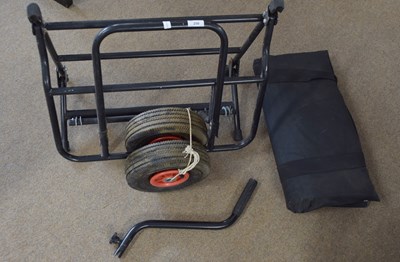 Lot 250 - Trolly for transporting fishing equipment with...