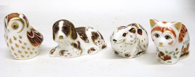 Lot 70 - Crown Derby Paperweights