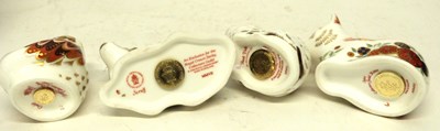 Lot 70 - Crown Derby Paperweights