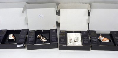 Lot 70 - Crown Derby Paperweights