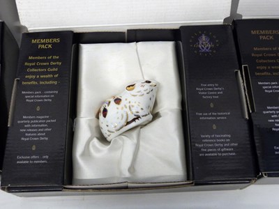 Lot 70 - Crown Derby Paperweights
