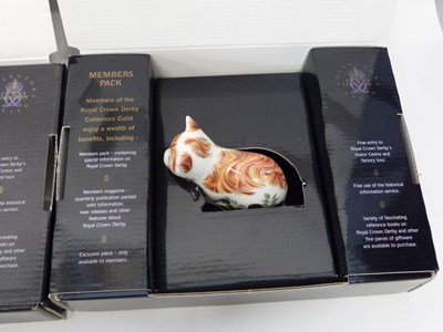 Lot 70 - Crown Derby Paperweights