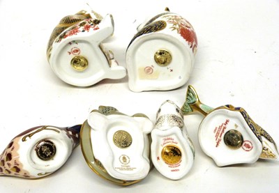 Lot 117 - Royal Crown Derby Paperweights