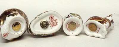 Lot 131 - Royal Crown Derby Paperweights