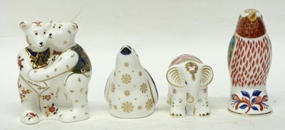 Lot 131 - Royal Crown Derby Paperweights