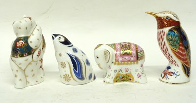 Lot 131 - Royal Crown Derby Paperweights