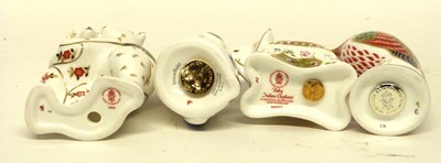 Lot 131 - Royal Crown Derby Paperweights