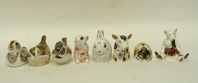 Lot 139 - Royal Crown Derby paperweights