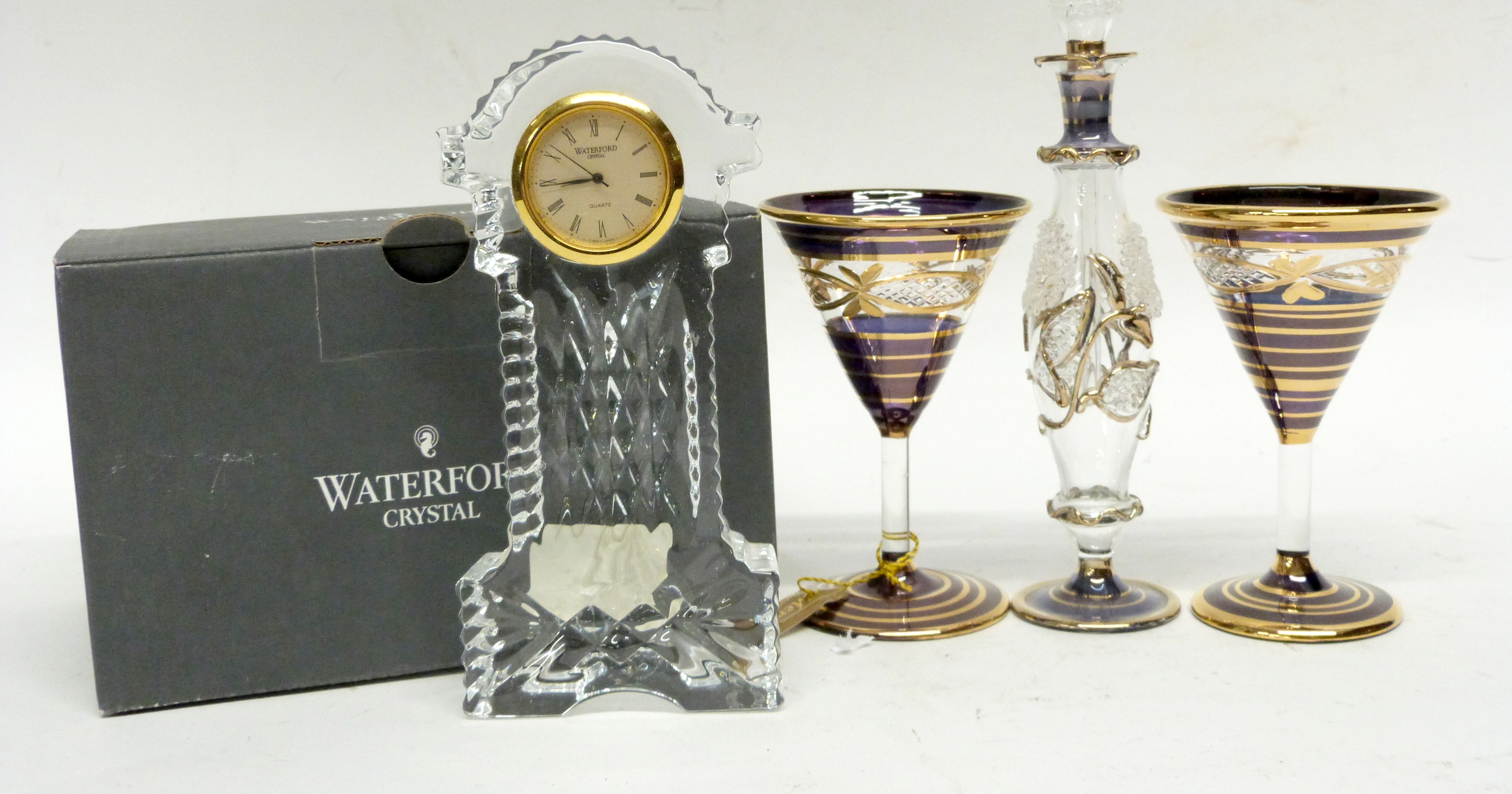 Lot 24 Waterford Model of Grandfather Clock