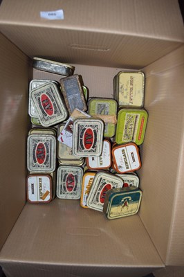 Lot 590 - QUANTITY OF VARIOUS TOBACCO TINS CONTAINING...