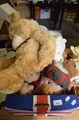 Lot 612 - BOX OF VARIOUS ASSORTED SOFT TOYS