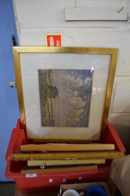 Lot 627 - ONE BOX OF VARIOUS ASSORTED MIXED PICTURES TO...