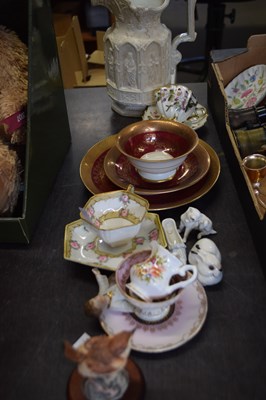 Lot 643 - MIXED LOT:  VARIOUS TEA WARES, ASSORTED...