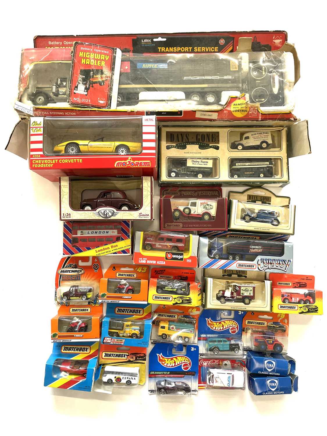 Lot 50 - A quantity of various die-cast vehicles to...