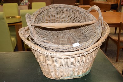 Lot 316 - TWO WICKER BASKETS