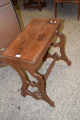 Lot 318 - LATE 19TH CENTURY HARDWOOD SIDE TABLE