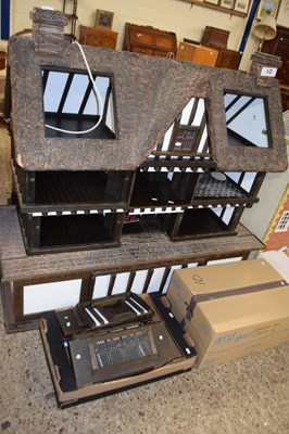 Lot 345 - LARGE 20TH CENTURY DOLLS HOUSE IN THE TUDOR...