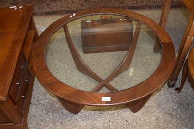 Lot 371 - RETRO G-PLAN TEAK GLASS TOP COFFEE TABLE, 84...