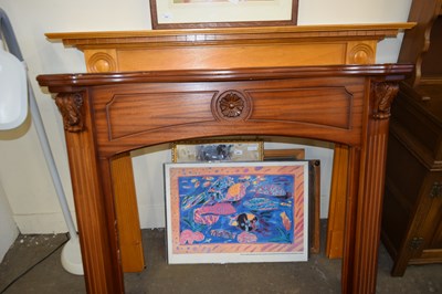 Lot 696 - TWO MODERN FIRE SURROUNDS