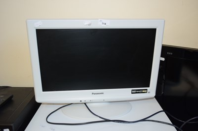 Lot 714 - SMALL PANASONIC FLAT SCREEN TELEVISION