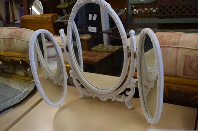 Lot 783 - TRIPLE DRESSING TABLE MIRROR