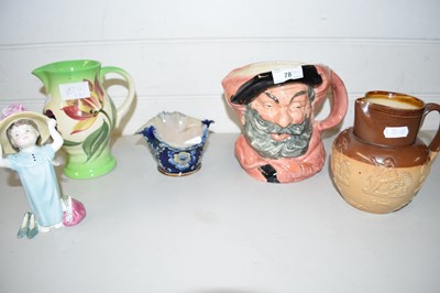 Lot 78 - ROYAL DOULTON CHARACTER JUG, FULL STAFF, SMALL...