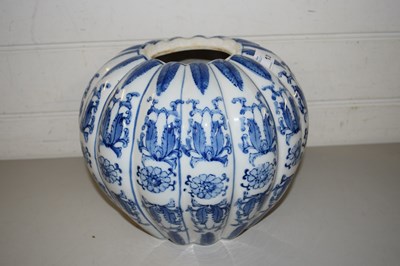 Lot 130 - MODERN ORIENTAL BLUE AND WHITE GINGER JAR