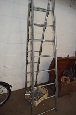 Lot 819 - METAL FOLDING LADDER