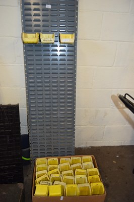 Lot 827 - YELLOW PLASTIC WORKSHOP TIDY TRAYS AND...