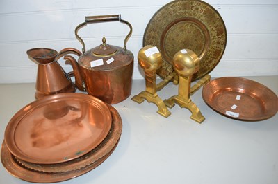 Lot 134 - LARGE MIXED LOT:  VARIOUS METAL WARES TO...