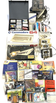 Lot 144A - A vintage Commodore 64 computer system, to...
