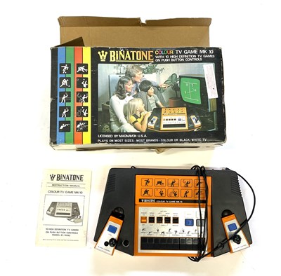 Lot 210 - A boxed Binatone MK10 Colour TV Game by...